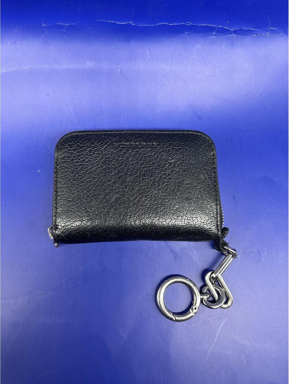Authentic Burberry Black Grainy Leather Zippy Coin Purse - Compact Wallet - Picture 1 of 9